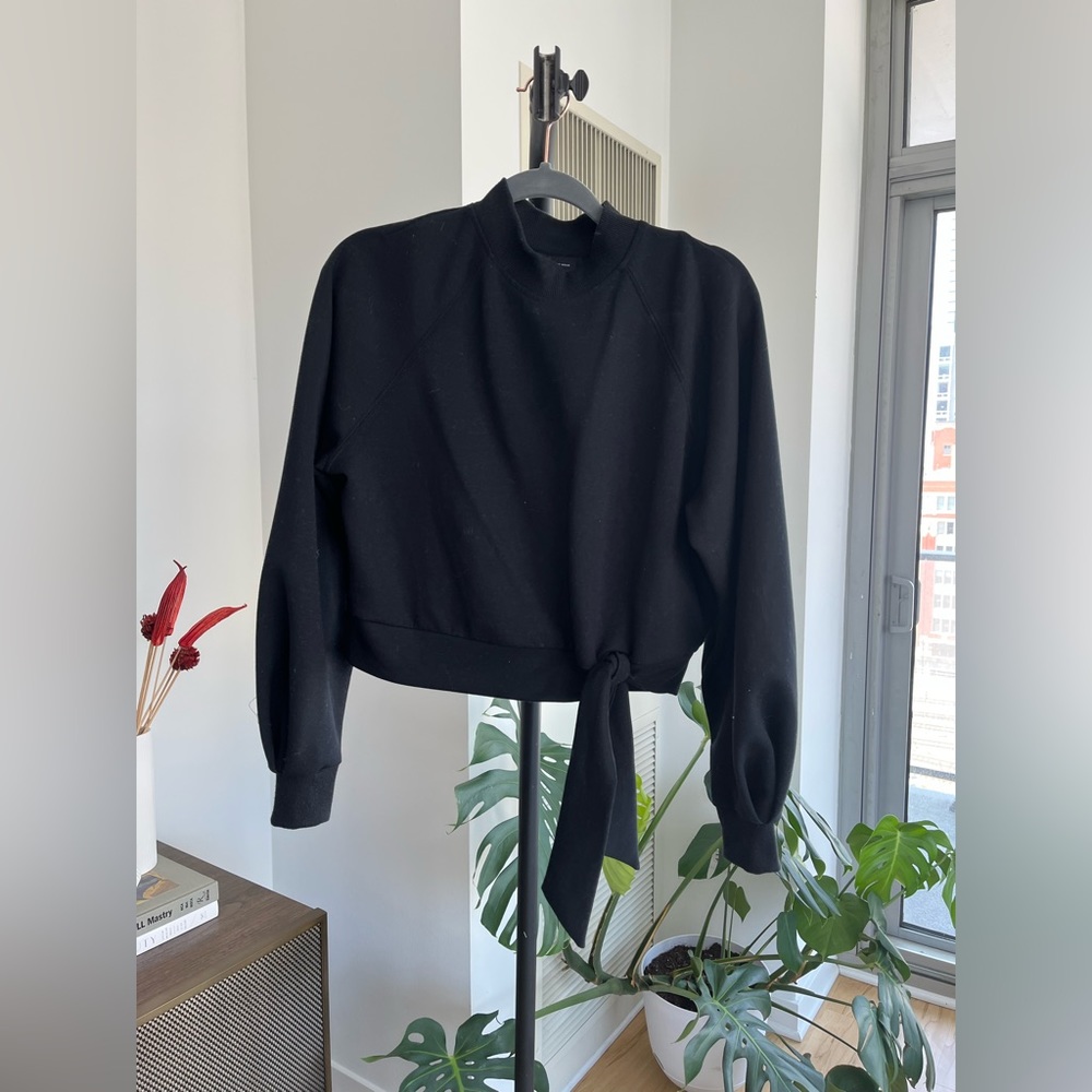 Who What Wear Front Tie Sweatshirt